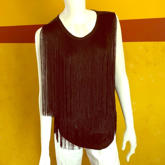 Generation Love - ❤️ black fringe tank top - Picture 2 of 8
